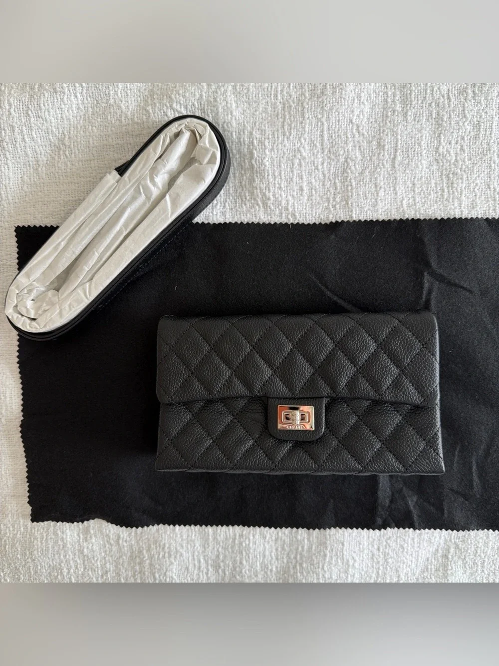 CHANEL Black Quilted Waist Belt Bag